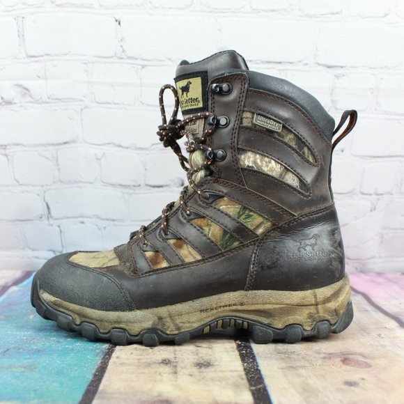 Red Wing Shoes Shoes - Irish Setter by Red Wing Brown Camo Ultra Dry Insulated Hunting Work Boots 8 M